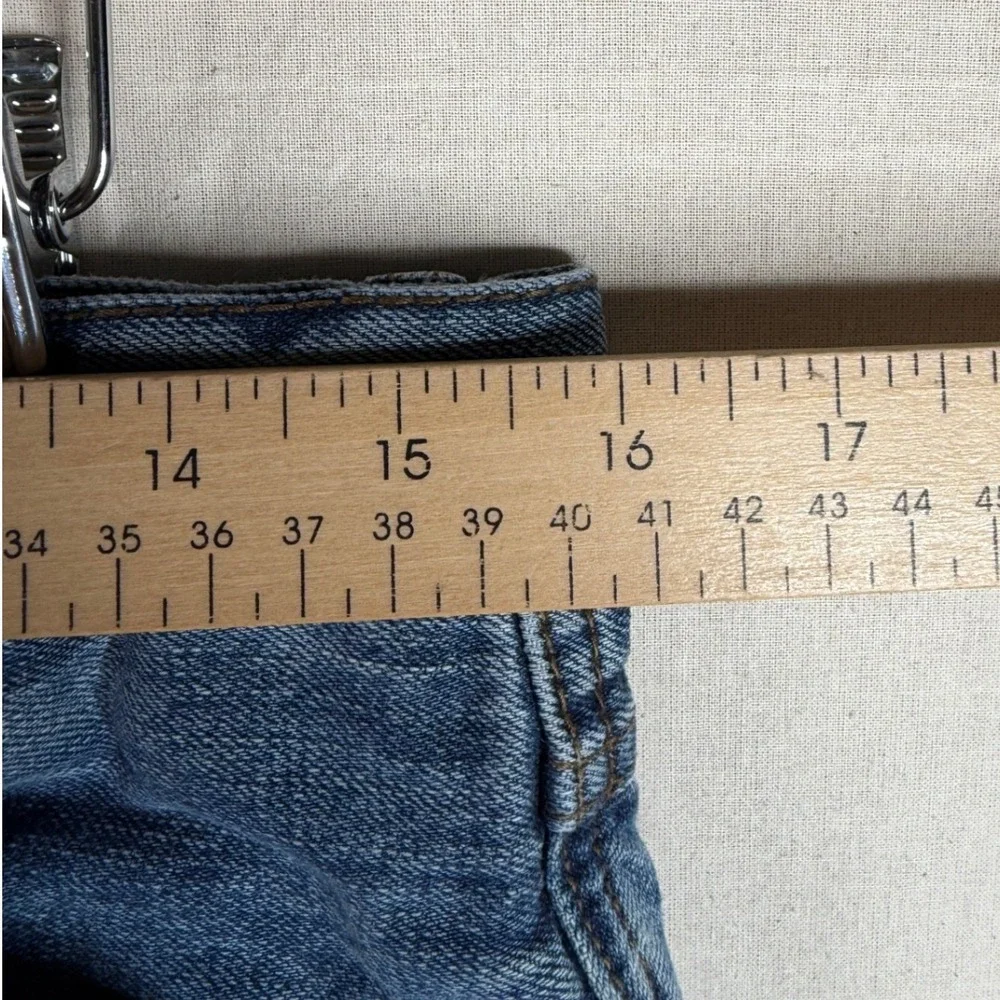 Free People Youthquake Crop Flare Jeans size 27 Blue Denim